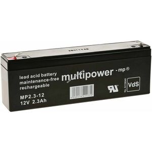 Powery ólom akku (multipower) MP2, 3-12 helyettesíti Panasonic LC-R122R2PG 12V 2, 3Ah kép