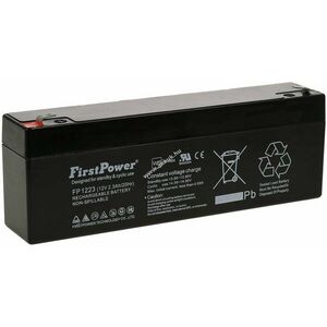 FirstPower ólom zselés akku FP1223 helyettesíti Panasonic LC-R122R2PG 12V 2, 3Ah kép