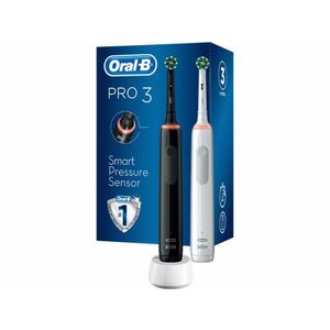 Oral-B PRO3 3900 elektromos fogkefe Cross Action fejjel + bónusz handle kép