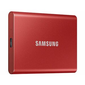Samsung Hordozható SSD T7 USB 3.2 500GB (MU-PC500R/WW) Piros kép