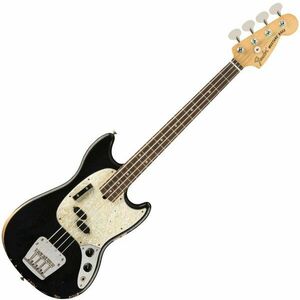 Fender JMJ Road Worn Mustang Bass RW Fekete kép