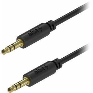 AlzaPower Core Audio 3, 5 mm Jack (M) to 3, 5 mm Jack (M) 2 m fekete kép