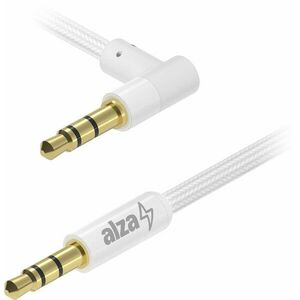 AlzaPower 90Core Audio 3.5mm Jack (M) to 3.5mm Jack 90° (M) 1 m fehér kép