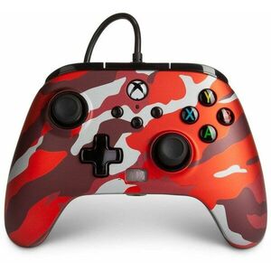 PowerA Enhanced Wired Controller - Metallic Red Camo - Xbox kép