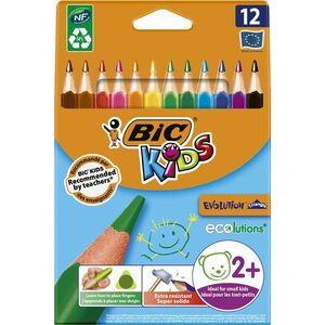 BIC Evolution háromszögletű színes ceruza 12 szín kép