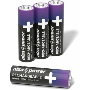 AlzaPower Rechargeable HR6 (AA) 2500 mAh 4db öko dobozban kép