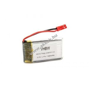 Helyettesítő akku modellezéshez 3.7V, Li-Polymer, 1100mAh, JST csatlakozó kép