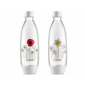 SodaStream Duo Fuse palack 2x 1l, virágmintás (42003192) kép