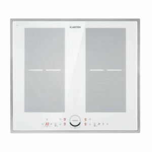 Klarstein Delicatessa 60 Prime, indukciós főzőlap, 4 zóna, 7000 W, időzítő, fehér kép