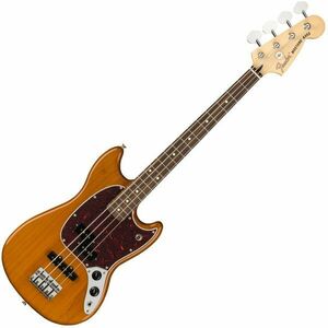Fender Mustang PJ Bass PF Aged Natural kép