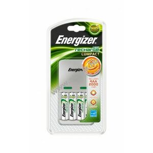 Energizer compact AA akkutöltő + 4db ceruza akku 2000mAh kép