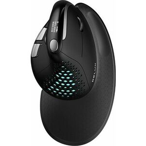 DELUX M618XSD Rechargeable RGB Vertical mouse, fekete kép