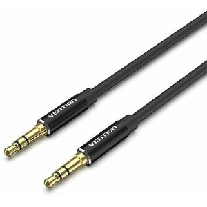 Vention 3, 5 mm Male to Male Audio Cable 0, 5 m Black Aluminum Alloy Type kép