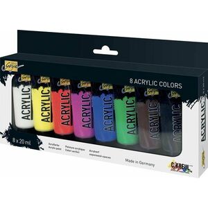 KREUL "SOLO GOYA" akril festékkészlet, 8 szín, 20 ml-es tubusban kép