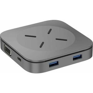 AlzaPower Metal USB-C Dock Cube 6in1 WF - asztroszürke kép