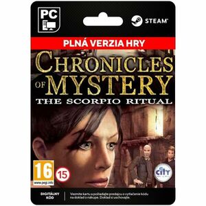 Chronicles Of Mystery: The Scorpio Ritual [Steam] - PC kép