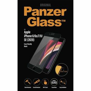 Temperált védőüveg PanzerGlass Case Friendly for Apple iPhone SE 20/SE 22/8/7/6s/6, fekete kép