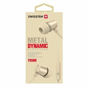 Fülhallgató Swissten Dynamic YS500, arany kép