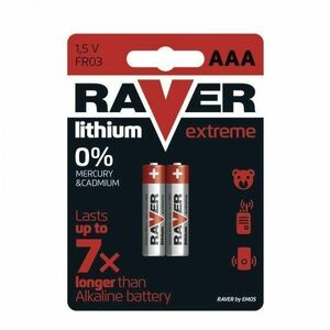 Lítium micro ceruzaelem AAA, RAVER Extreme, 2 db kép