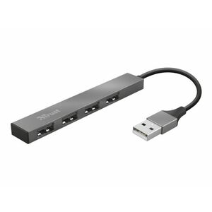 Trust Halyx 4-portos USB 2.0 HUB (23786) ezüst kép