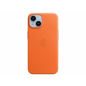 Apple iPhone 14 MagSafe-rögzítésű bőrtok (MPP83ZM/A) narancs kép