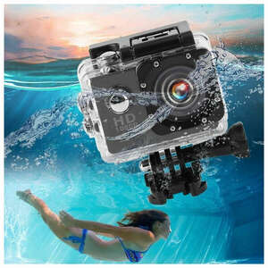 HD vízálló akciókamera és fényképezőgép / Wi-Fi sportkamera 170°-... kép