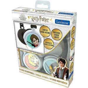 Harry Potter Sztereó vezetékes összecsukható fejhallgató, gyereke... kép