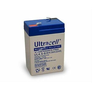 Ultracell ólom akku 6V 4, 5Ah UL4.5-6 csatlakozó: F1 kép