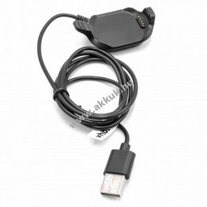 USB töltőkábel / töltőállomás / dokkoló Garmin Approach S5, S6 fekete (95cm) kép