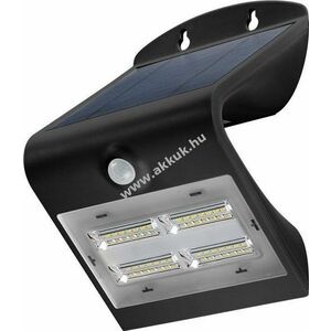 Goobay LED-es napelemes fali lámpa mozgásérzékelővel 3, 2W fekete kép