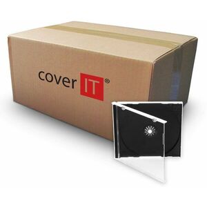 COVER IT 10mm-es CD/DVD tartó+ tálca - 200 db-os kartondoboz kép