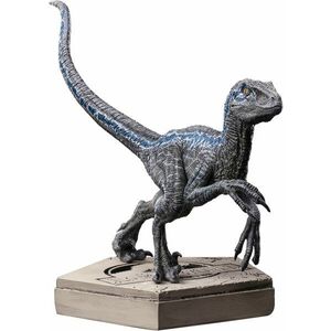 Jurassic World - Velociraptor Blue - Icons Iron Studio kép