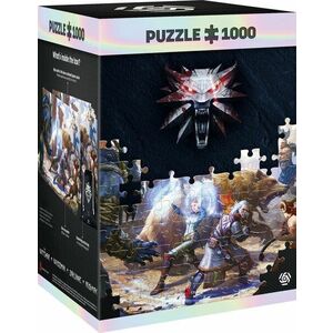 The Witcher: Geralt and Triss in Battle - Puzzle kép