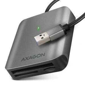 AXAGON CRE-S3, 3-slot & lun card reader, UHS-II support, SUPERSPEED USB-A kép