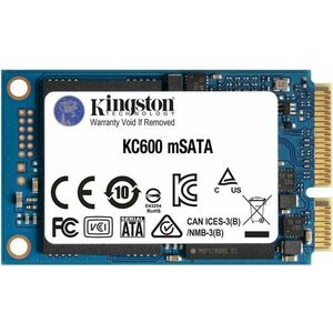 Kingston KC600 512GB mSATA kép
