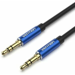 Vention 3, 5 mm Male to Male Audio Cable 0, 5 m Blue Aluminum Alloy Type kép