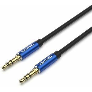 Vention 3, 5 mm Male to Male Audio Cable 1 m Blue Aluminum Alloy Type kép