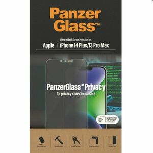 Védőüveg PanzerGlass UWF Privacy AB for Apple iPhone 14 Plus/13 Pro Max, fekete kép