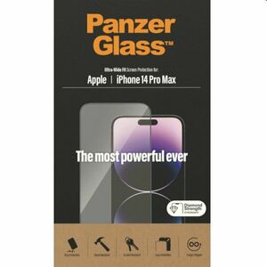Védőüveg PanzerGlass UWF AB for Apple iPhone 14 Pro Max, fekete kép