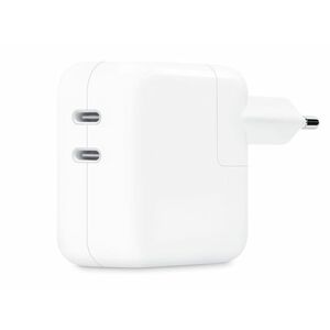 Apple 35 wattos, kétportos USB-C hálózati adapter (MNWP3ZM/A) kép