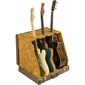 Fender Classic Series Case Stand 3 Brown Több gitárállvány kép