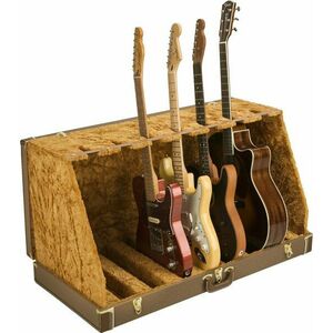 Fender Classic Series Case Stand 7 Brown Több gitárállvány kép