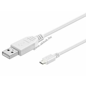 Goobay USB kábel micro USB csatlakozóval 15cm (dupla árnyékolású) 2.0 Hi-Speed - Kiárusítás! kép