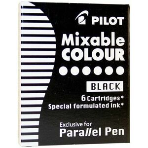 Pilot Parallel Pen utántöltő, fekete, 2 csomag kép