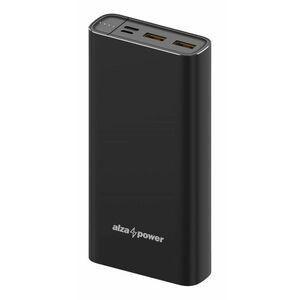 AlzaPower Metal 20000mAh Fast Charge + PD3.0 - fekete kép