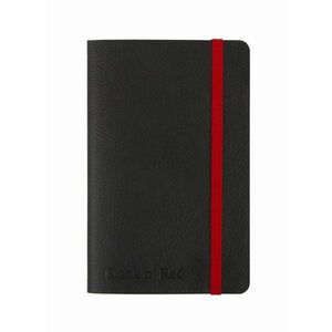 OXFORD Black n' Red Journal A6, vonalas, rugalmas borító - 72 lap kép