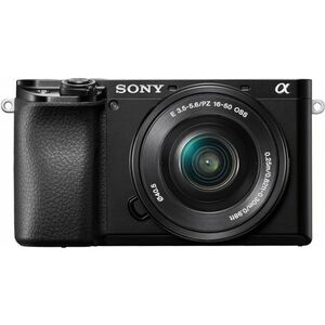 Sony Alpha A6100 fekete + E PZ 16–50 mm f/3, 5–5, 6 OSS kép