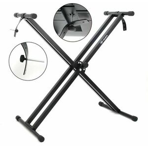 Veles-X Compact Security Double X Keyboard Stand kép