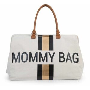 CHILDHOME Mommy Bag Off White / Black Gold kép