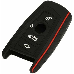 M-Style Piros-fekete szilikon kulcs tok BMW F10 F20 F30 Z4 X1 X3 X4 M1 M2 M3 1 2 3 5 7 4 kép
